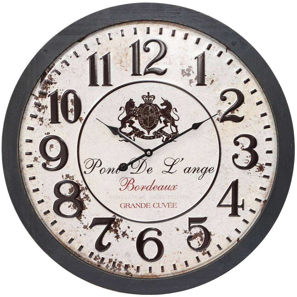 Yearn Pont De Lange Metal Wall Clock 60cm 24334CLK 2