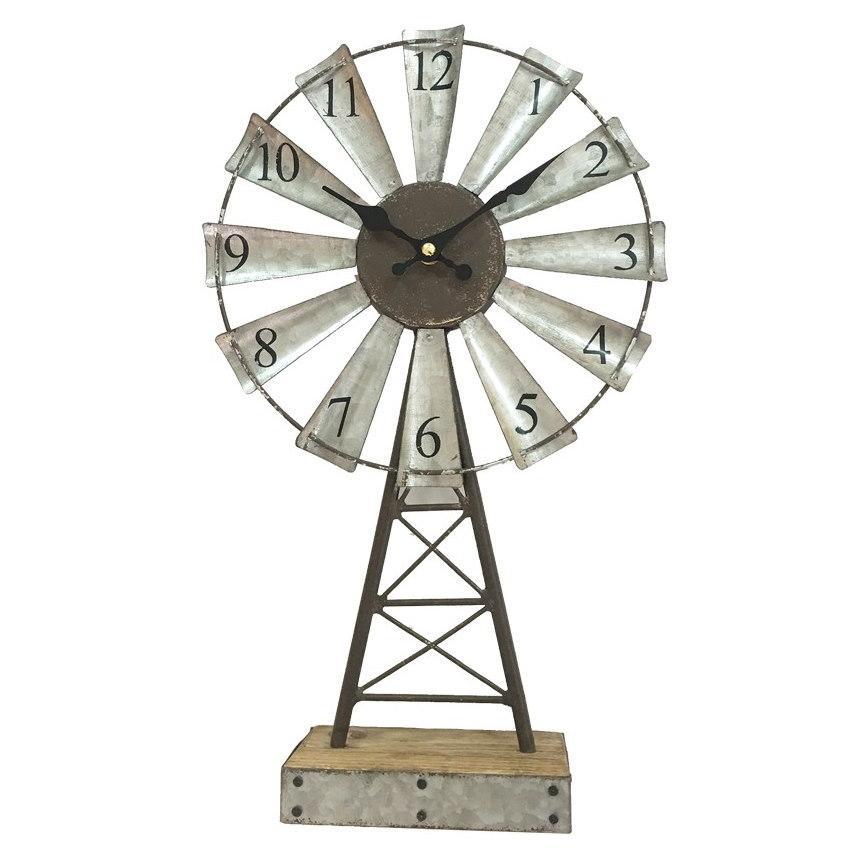 Yearn Windmill Desk Clock 41cm 11729CLK 2
