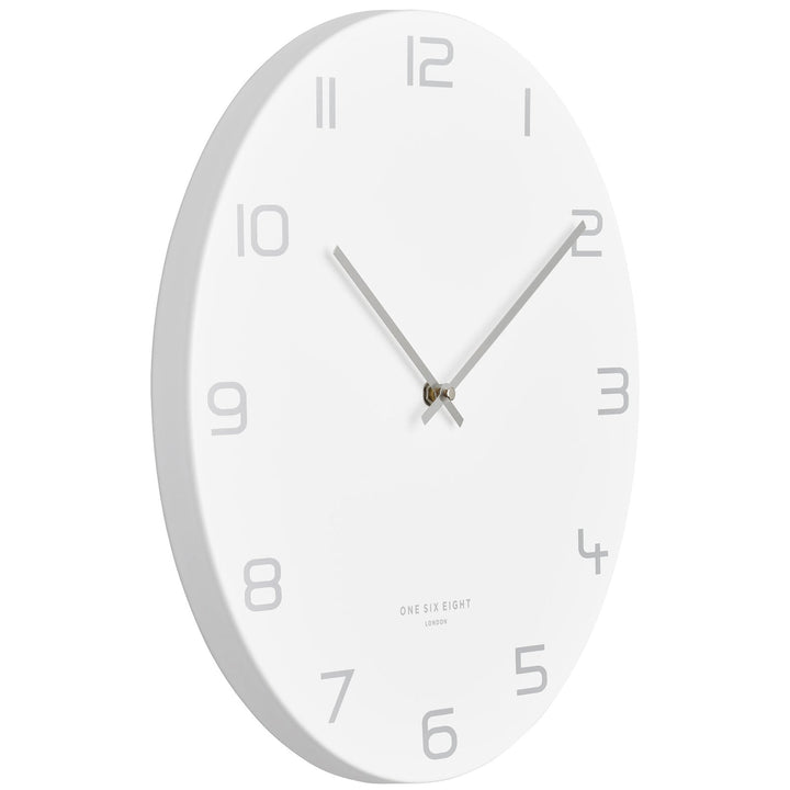 One Six Eight London Bianca Wall Clock White 40cm 22115 3